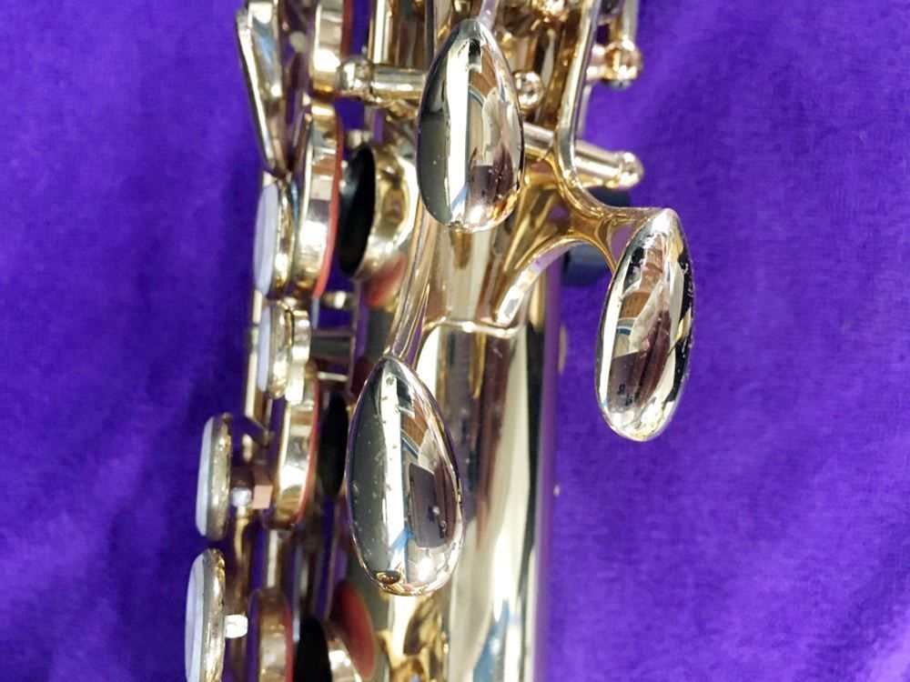 Antigua アルトサックス ALTO SAXPHONE 管楽器 ゴールドラッカー 純正