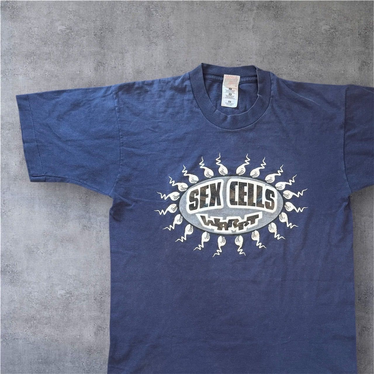 90s USA製 メッセージ エロ vintage T-shirt 90s USA製 エロ ジョーク メッセージ プリント 半袖 Tシャツ