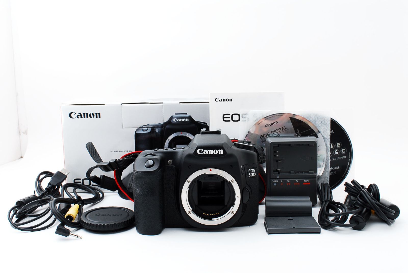 オンラインショップ】 Canon Black, EOS 50D, 50D Camera, 15.1MP 