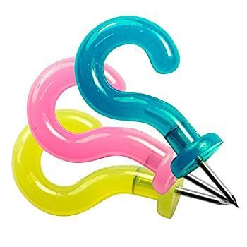 Pinhooks壁フック夢パック???パステル ブルー|ピンク|イエロー ???40小さな装飾再利用 な吊りフック整理とDecoratingのすべてのニーズに