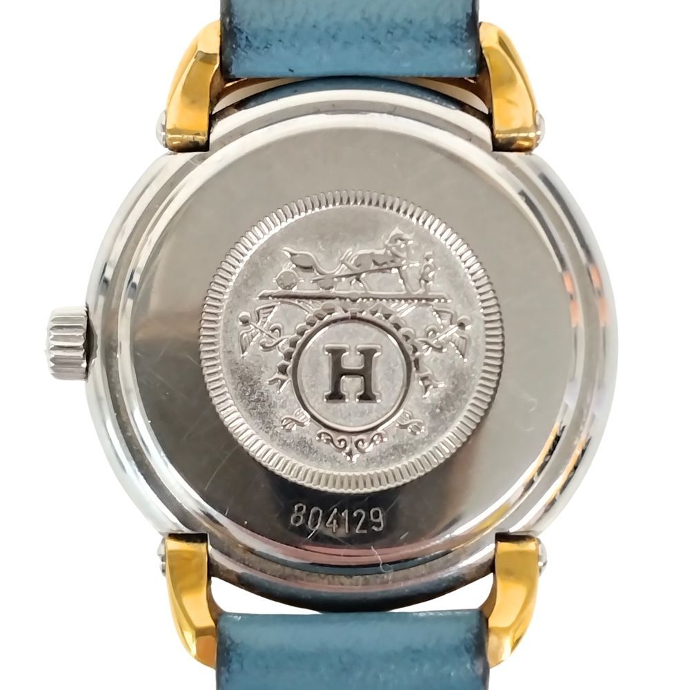 HERMES エルメス PU2.240 プルマン デイト クォーツ レディース 腕時計