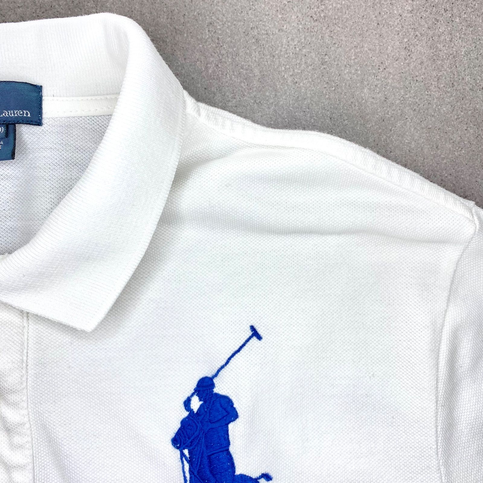 Polo ポロラルフローレン ビッグポニー刺繍 No.3パッチ ホワイト