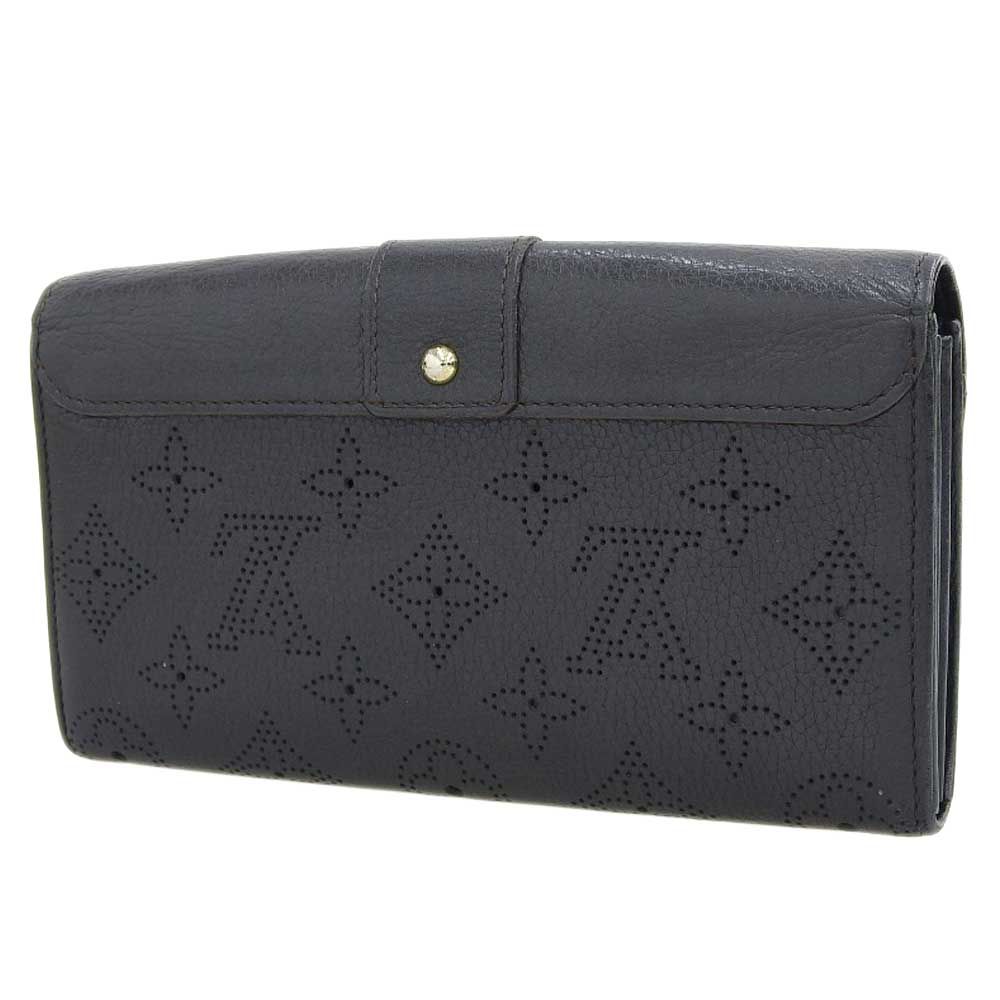 本物保証】 ルイ ヴィトン LOUIS VUITTON マヒナ ポルトフォイユ 