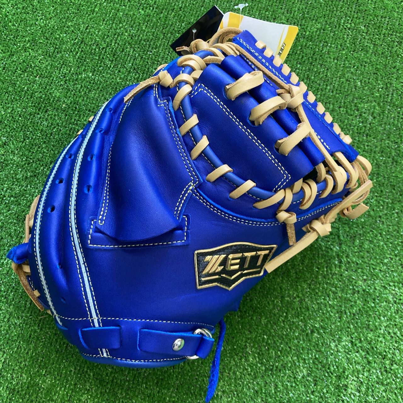 ゼット：少年軟式キャッチャーミット：ロイヤルブルー：右投用：新品