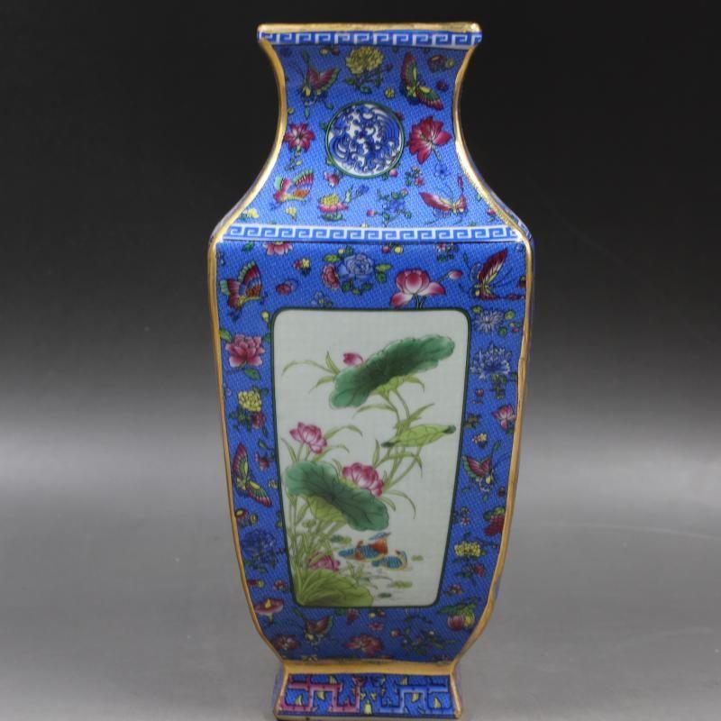 瑯彩蒔金飄花嬰戯扁瓶 景徳鎮 陶磁器 装飾品 現代工芸品 美術品 置物 瑯彩蒔金飄花嬰戯扁瓶 景徳鎮 陶磁器 装飾品 現代工芸品 美術品