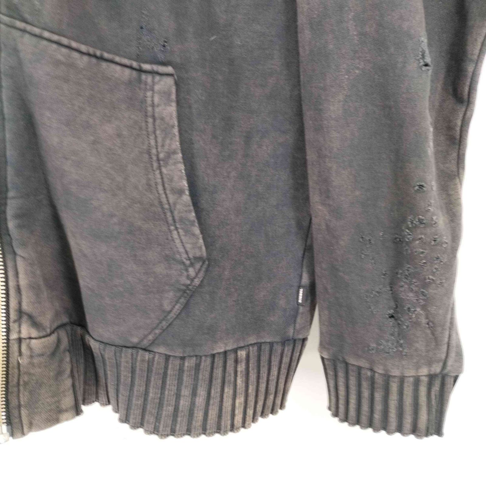 DIESEL ヴィンテージ パーカー ディーゼル DIESEL ヴィンテージクラッシュダメージ加工 ジップ