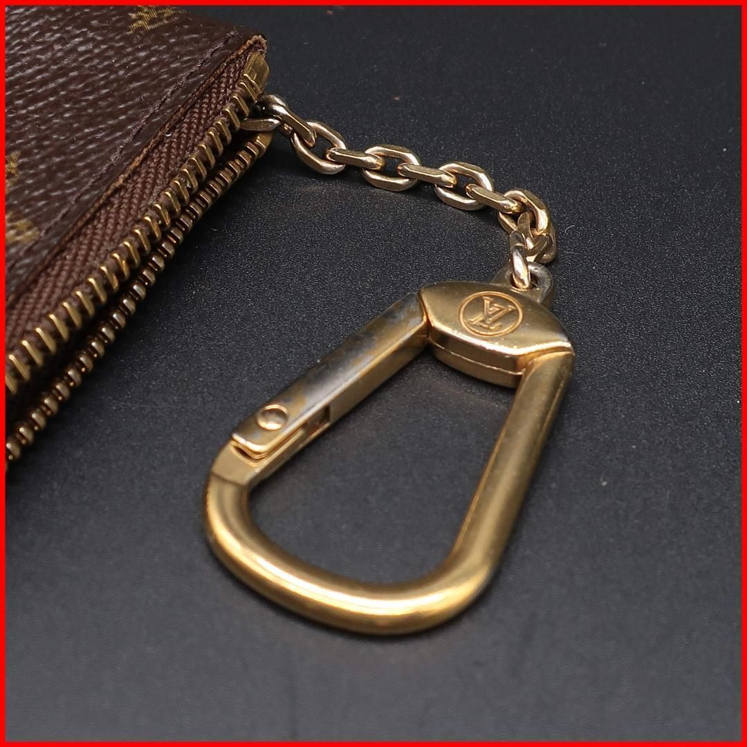 正規品 ヴィトン コインケース モノグラムミニ ポシェットクレ 箱 ショッパー LOUIS VUITTON ルイヴィトン コインケース 小銭入れ ポシェット