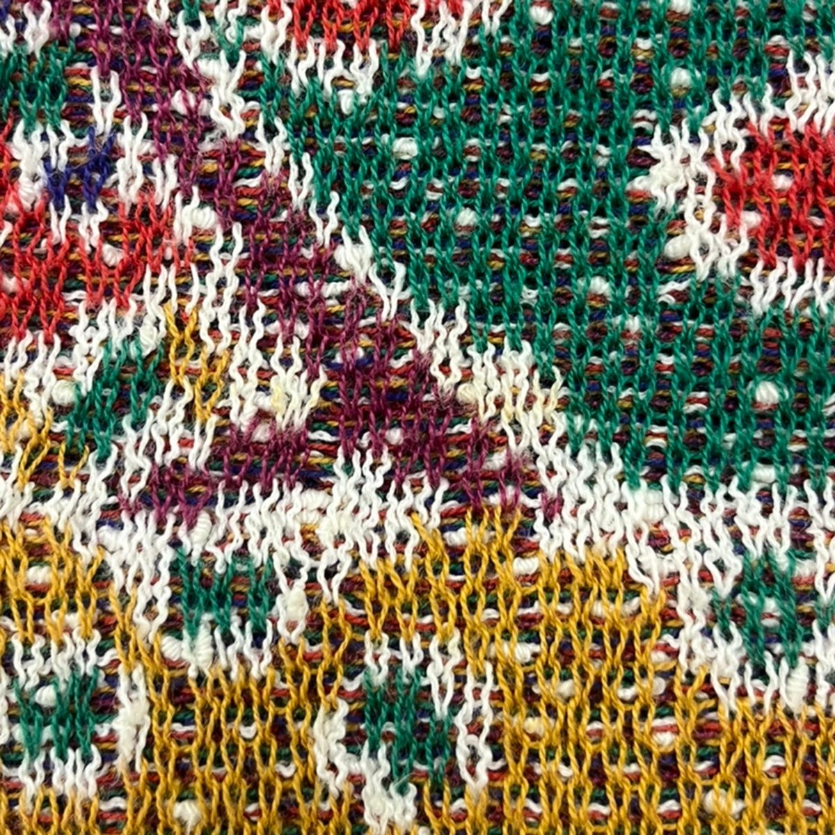 MISSONI◇ニット セーター ミッソーニ 総柄 マルチカラー メンズ 
