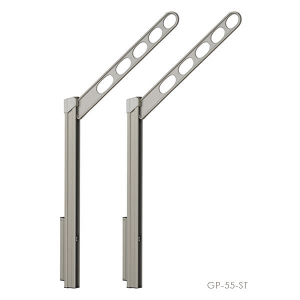 ホスクリーン 川口技研 物干し金物シリーズ GP型 GP-55 2本入り 設置1セット