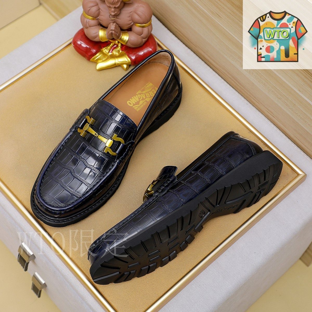 Ferragamo フェラガモ メンズ ビジネス シューズ27-QJ13 - メルカリ