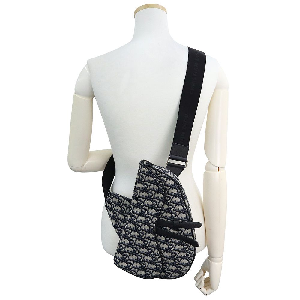 美品Dior サドル オブリークジャガード ショルダーバッグ バッグ