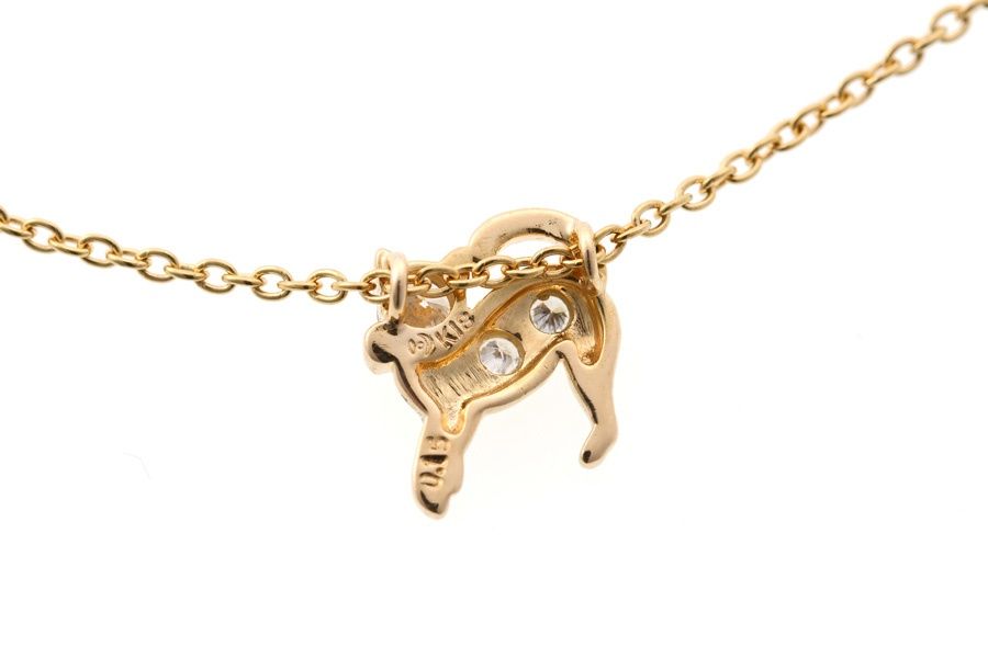 タサキ / TASAKI ネックレス K18YG ダイヤモンド 0.15ct ～42 cm  