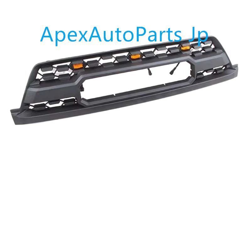 2002-2005年 トヨタ 4ランナー LED付きフロントグリル ハニカムグリル TRDスタイル フロントマスク 改造パーツ FFCRYSTALESIA_COM