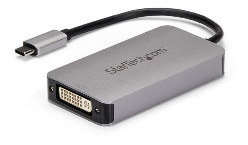 StarTech.com USB-C - DVI ディスプレイ変換アダプタ デュアルリンク|Dual-Link対応 アクティブ変換 2560x1600 バスパワー対応 CDP2DVIDP