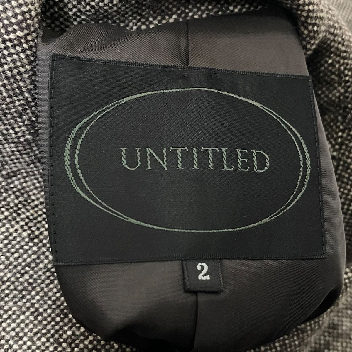 UNTITLED(アンタイトル) スカートスーツ レディース美品 - ダーク