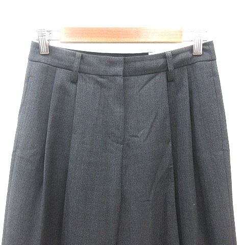 ナエ na.e スラックスパンツ ウール ロング タック M