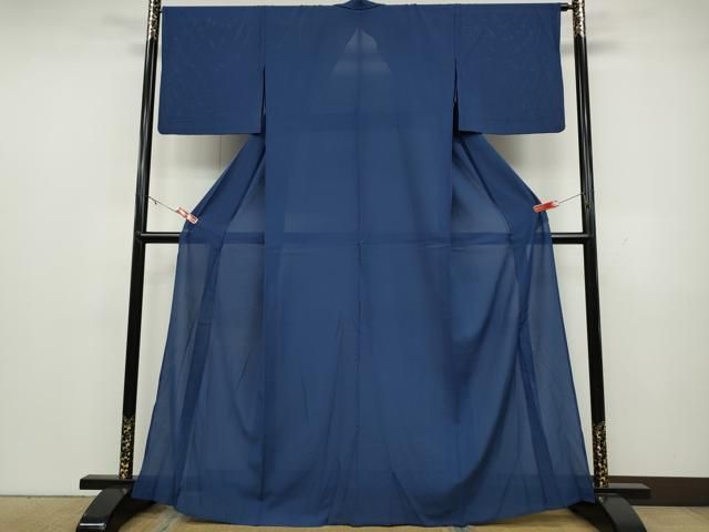 平和屋着物＊夏物 色無地 絽 絹鼠色 正絹 逸品 AABB6777jd