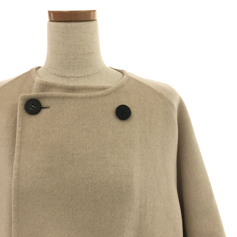 美品✨ギャルリーヴィー　ウールダブルフェイス　ノーカラーショートコート　ベージュ Amazon | [ギャルリー ヴィー] ウールダブルフェイス ショート