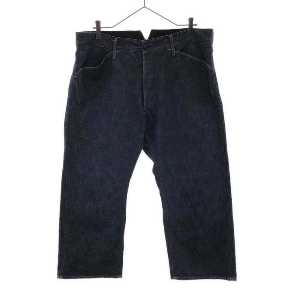 カトー 日本製 クロップド丈 デニムパンツ XL KATO ボタンフライ アンクル ジーンズ メンズ