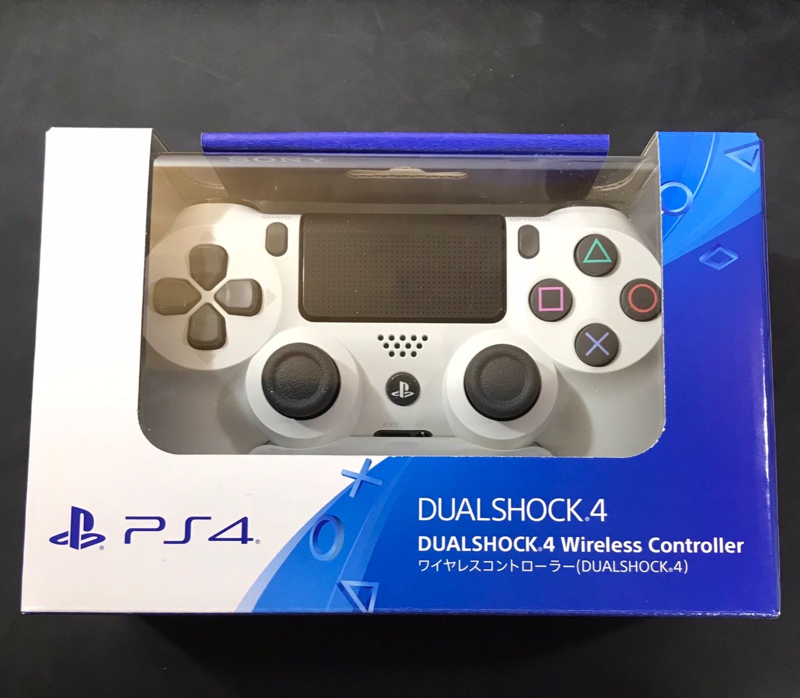 未使用 PS4 ワイヤレスコントローラー （DUALSHOCK4） ホワイト - メルカリ