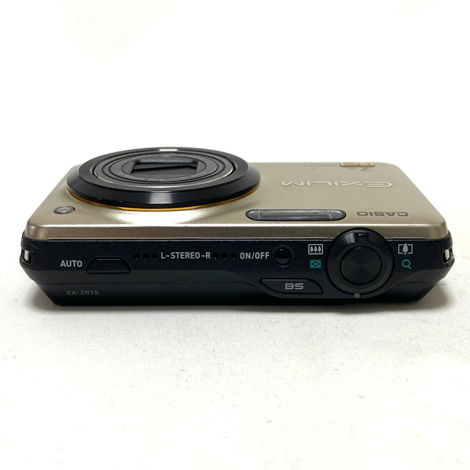 CASIO EXILIM EX-ZR15 ジャンク ゴールド コンデジ コンパクトデジタル