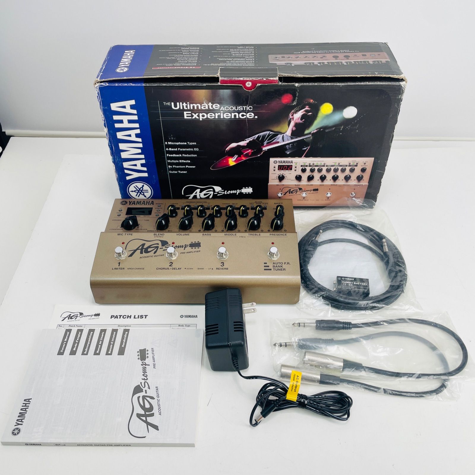 Yamaha AG-STOMP アコギ用エフェクターYamaha AG Stomp 