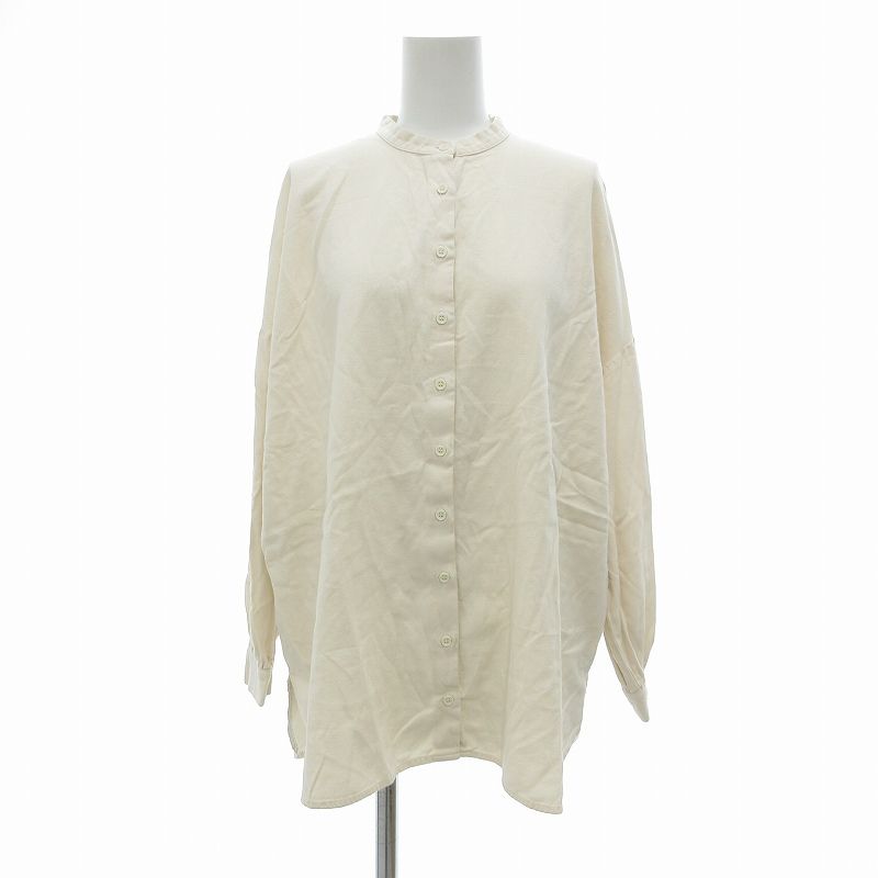 休日と詩 アネモネロングシャツ ドロップショルダー バンド