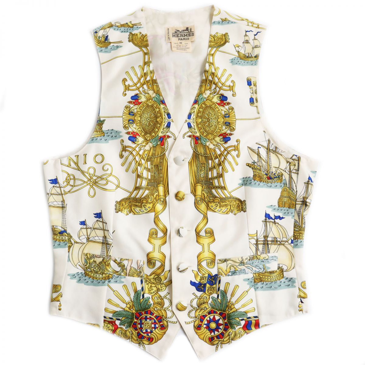 極美品○希少 HERMES エルメス ヴィンテージ シルク100％ VOILES DE 