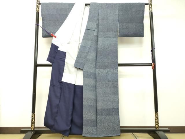 平和屋着物○藍造り国選定無形文化財 藍師・佐藤昭人 藍工房 江戸小紋