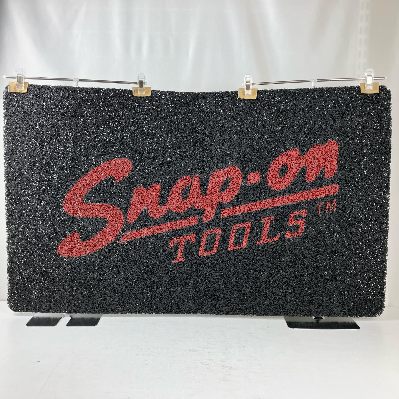 ЗЗSnap-on スナップオン 45×74 旧ロゴ エントランスマット ガレージマット 本体のみ ブラック