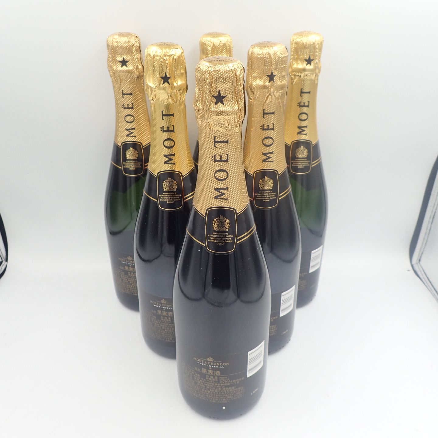 MOËT & CHANDON - モエ エ シャンドン 白 750ml 6本セット 同梱不可【7F】 モエ エ シャンドン 白 750ml 6本セット 同梱不可【7F】