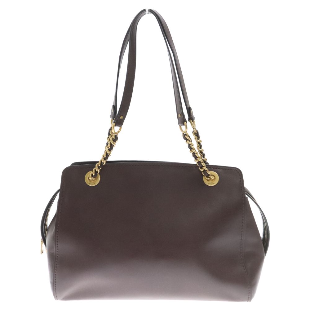 COACH コーチ イーディーターン ロック レザーチェーン
