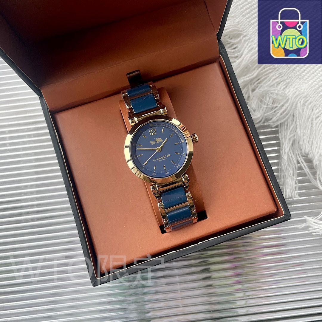 未使用COACHレディス腕時計 COACH コーチ レディース腕時計 30mm｜セラミックベルト