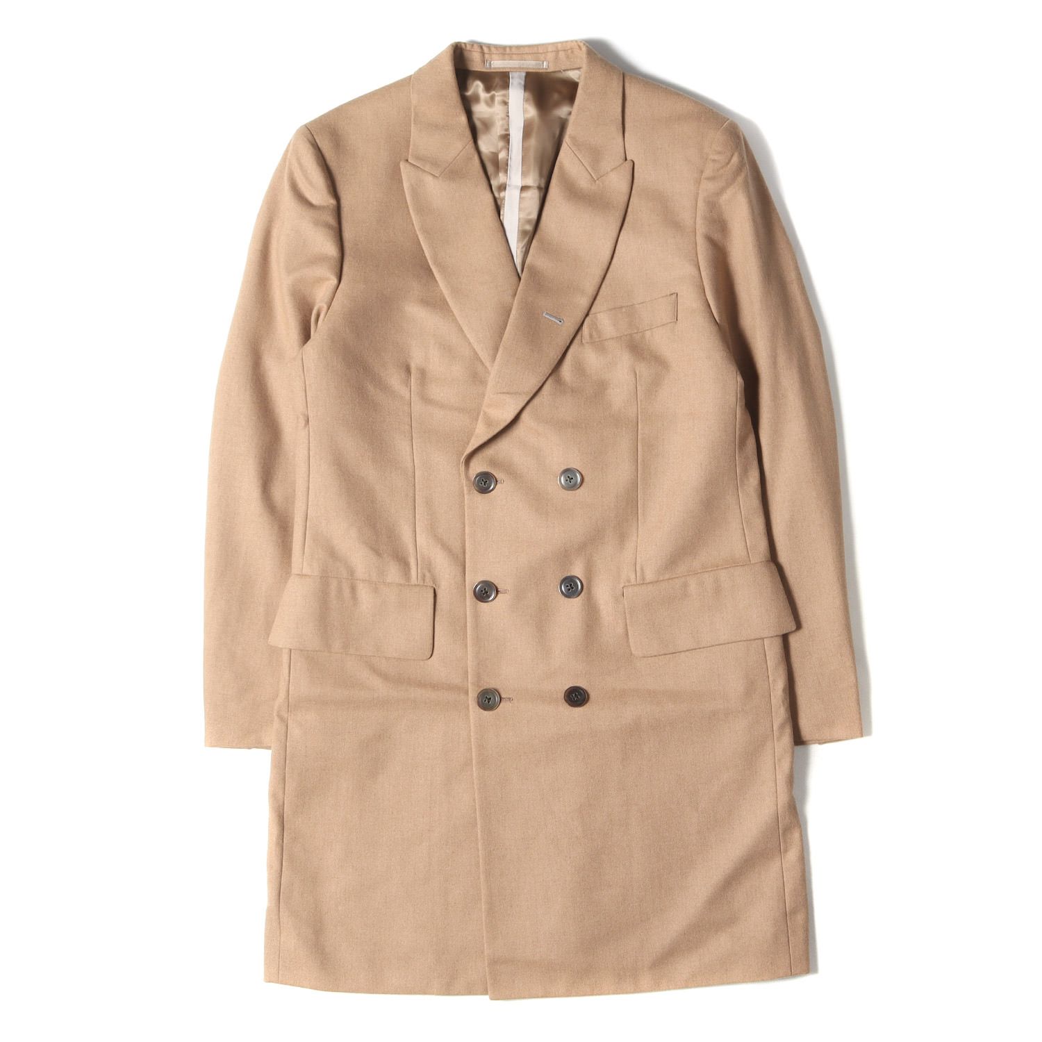 【カシミア100%】Paul Smith チェスターコート ベージュ Paul Smith】チェスターコート ベージュ Paul Smith ベージュ ダブル