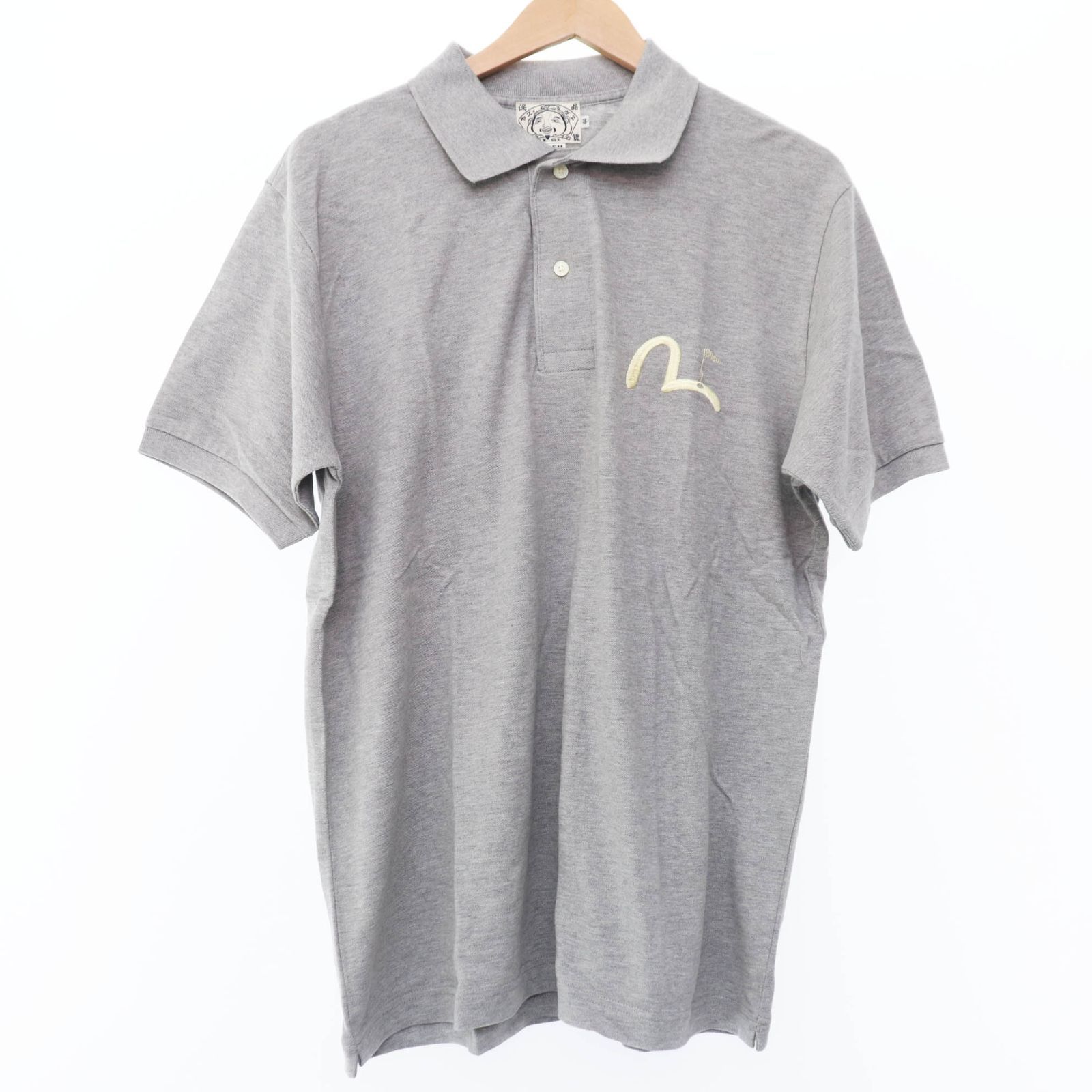 エヴィス EVISU GOLF ゴルフ カモメ ワンポイント ポロシャツ 44