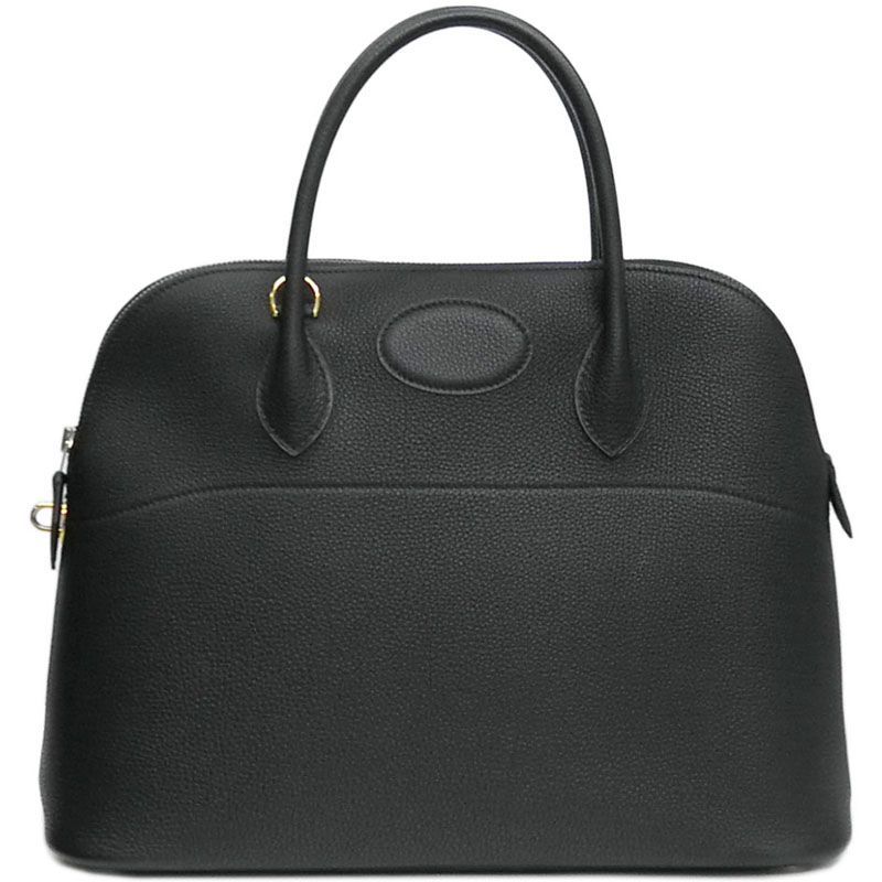 エルメス HERMES ハンドバッグ ボリード35 ブラック アルデンヌ