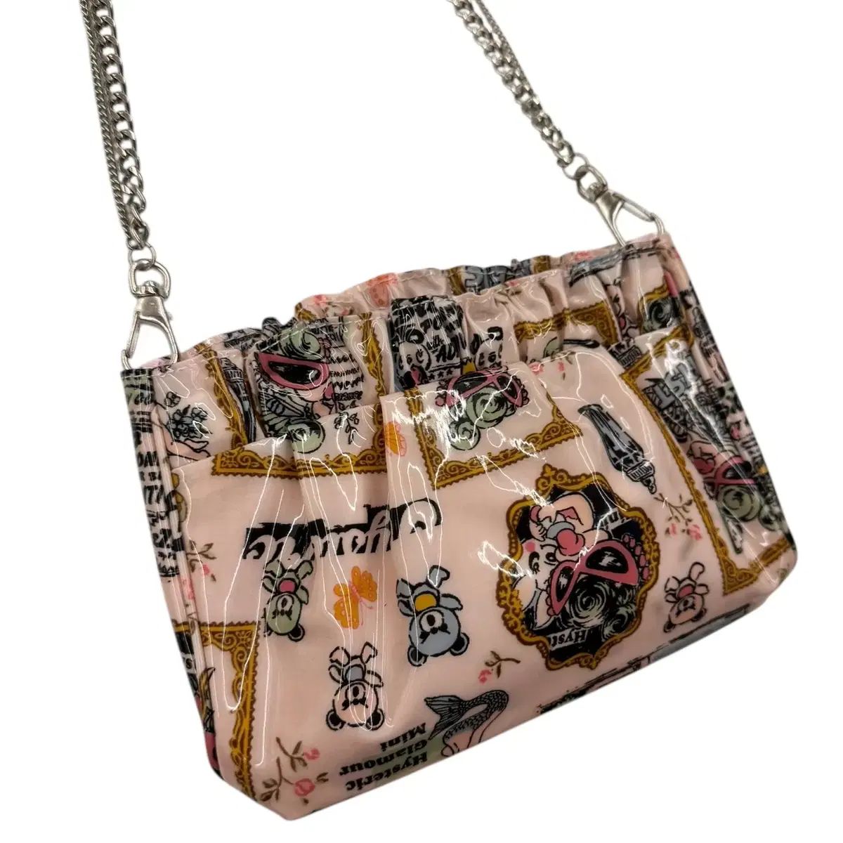 HYSTERIC GLAMOUR(ヒステリックグラマー) PVC ミニ ポーチバッグ