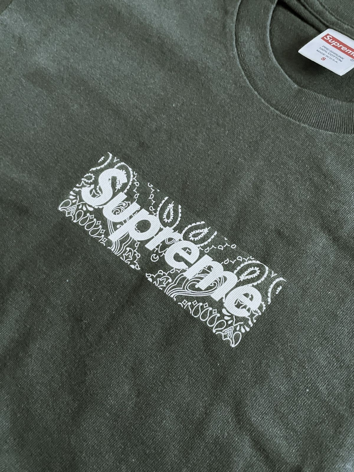 Supreme Bandana Box Logo Tee シュプリーム バンダナ ボックスロゴ T 