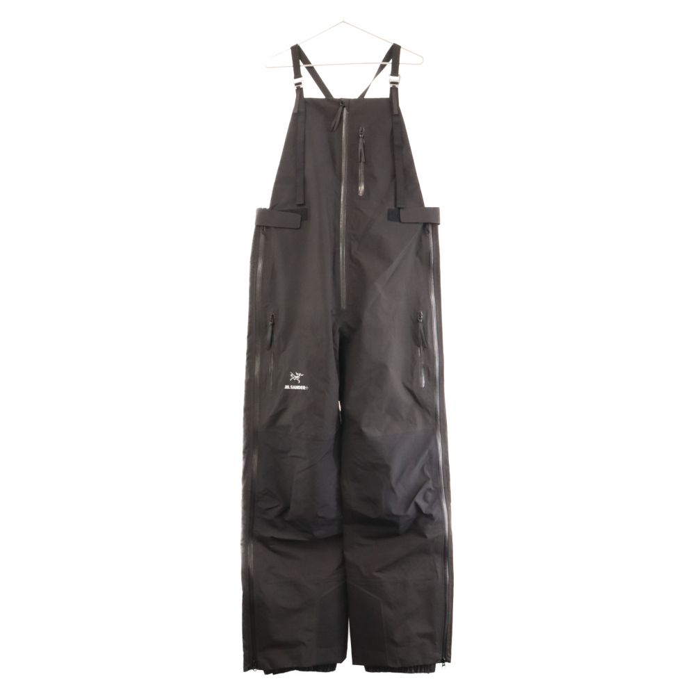 ARC TERYX アークテリクス ×JIL SANDER GORE-TEX PANTS WITH BIB×ジル サンダー ゴアテックス ビブ付きパンツ ブラック 28801|683214