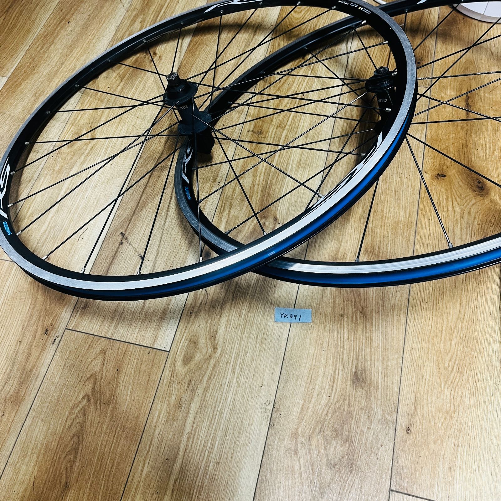 ◇YK391【前後セット】シマノ SHIMANO WH-RS100 ロードバイク ホイール