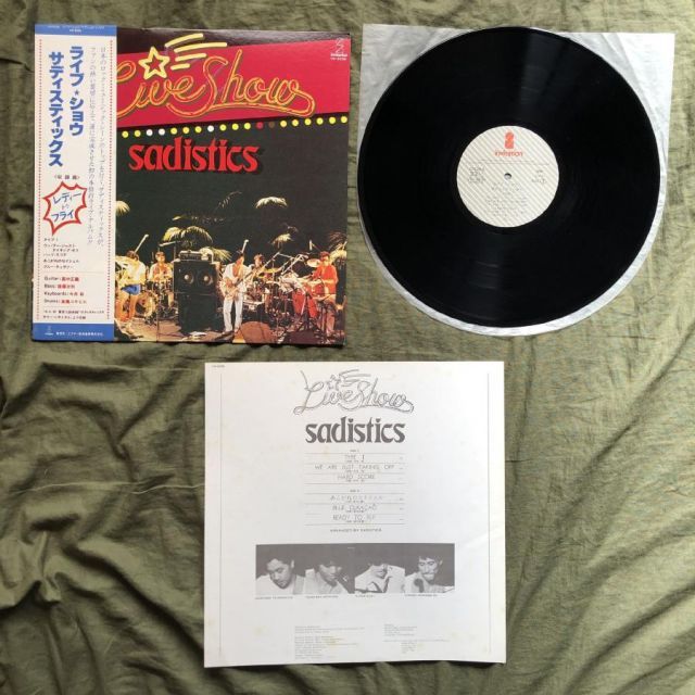 【希少LP】サディステックス「Live Show」レコード 希少LP】サディステックス「Live Show」レコード SADISTICS