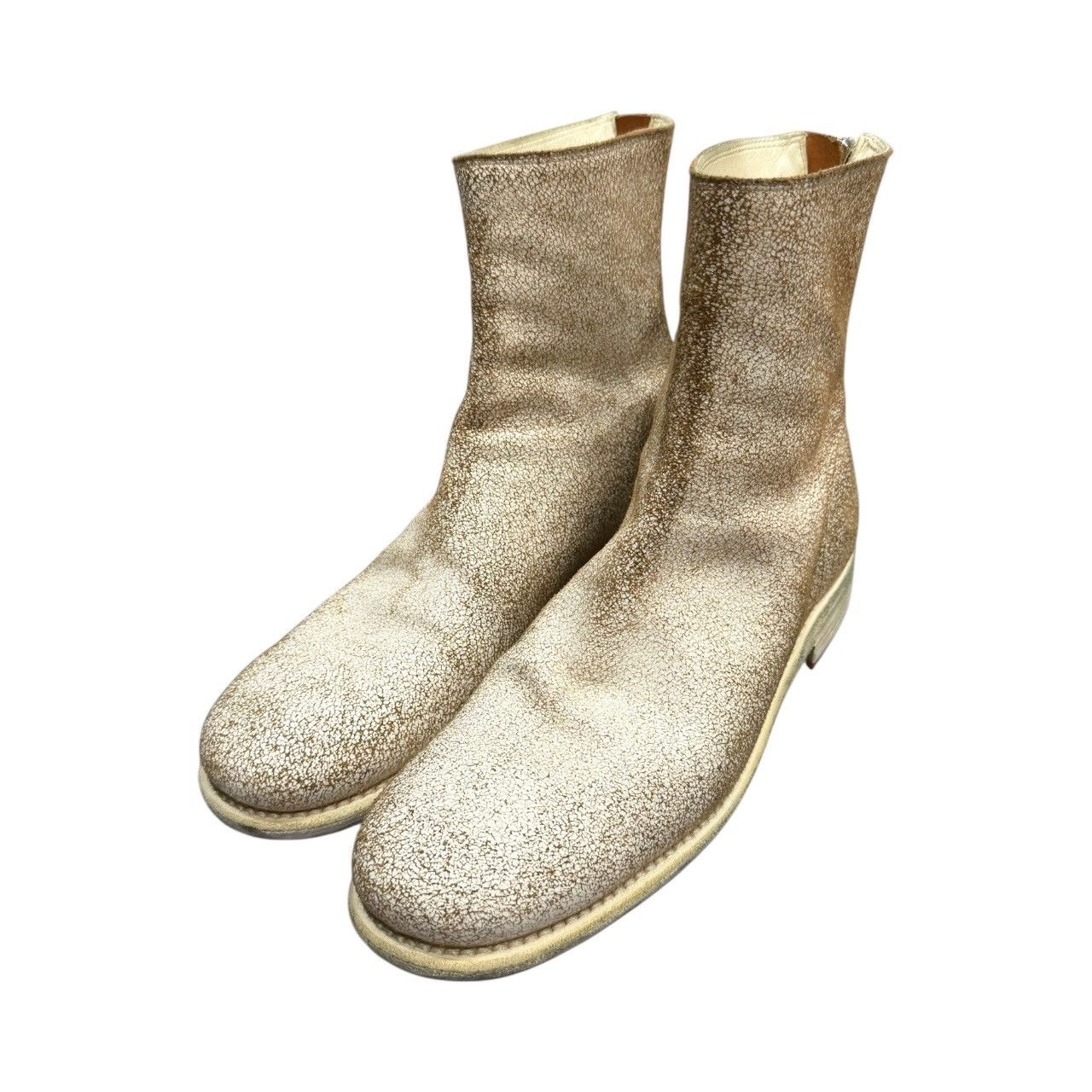 極美品　GUIDI 9082白色のレザーダービーブーツ 極美品 GUIDI 9082白色のレザーダービーブーツ 【公式通販】