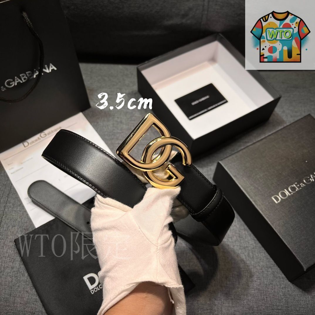 今日WTO】Dolce & Gabbana ドルチェ & ガッバーナ レザーベルト