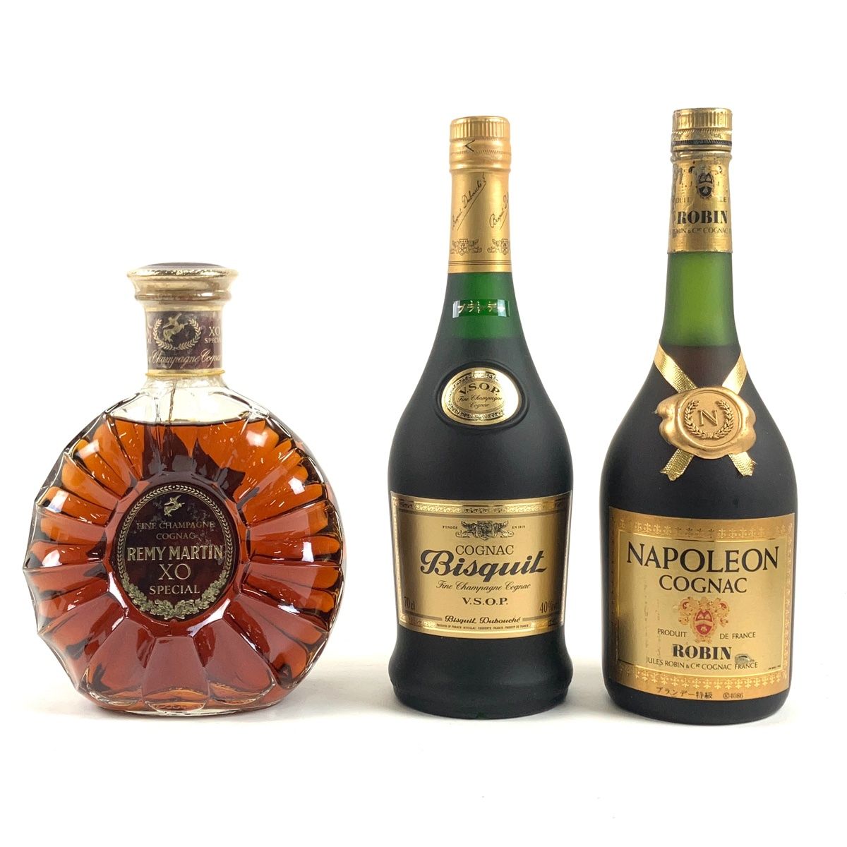 3本 COURVOISIER REMY MARTIN Hennessy コニャック