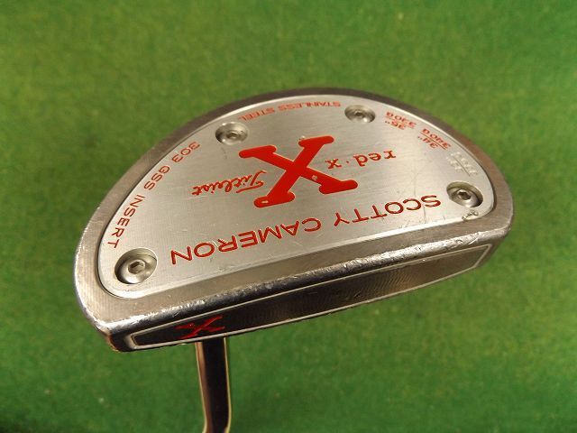 6441 RED-X 33インチ カバー無 スコッティキャメロン レッドX パター .915816 - メルカリ