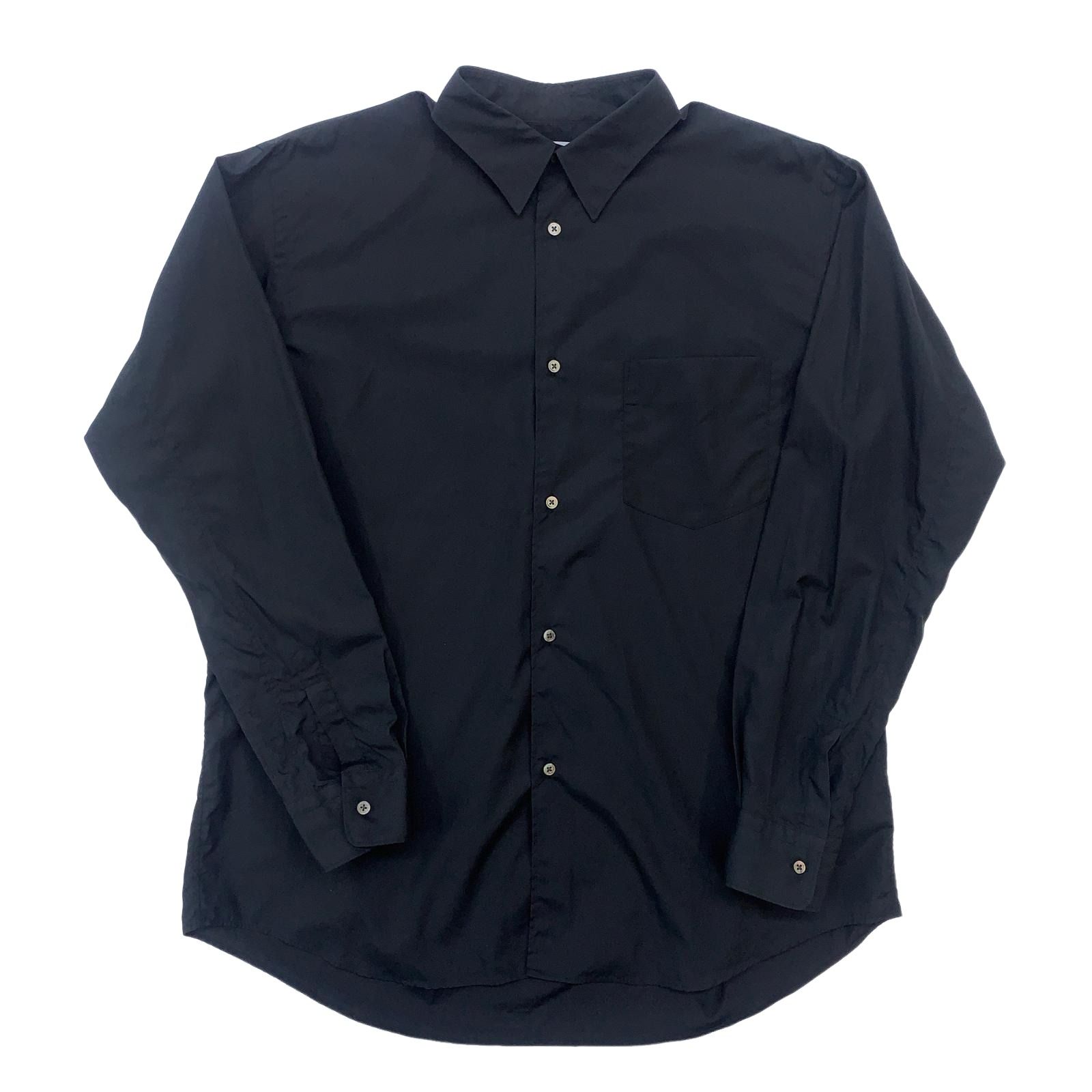 物流センター Graphpaper | グラフペーパー 長袖シャツ Broad L|S Regular Collar Shirt GM201-50091B ブラック サイズ 2 104