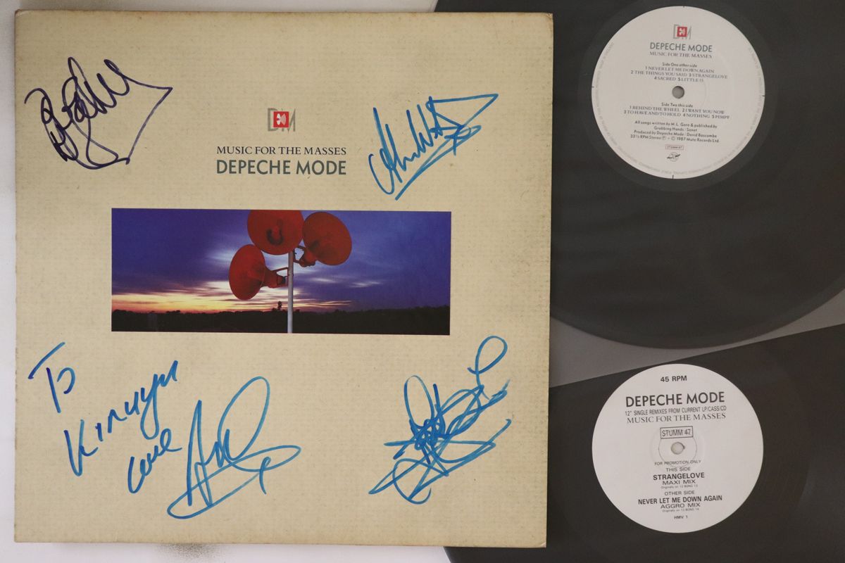 英2LP Depeche Mode Music For The Masses STUMM47 Mute /00520