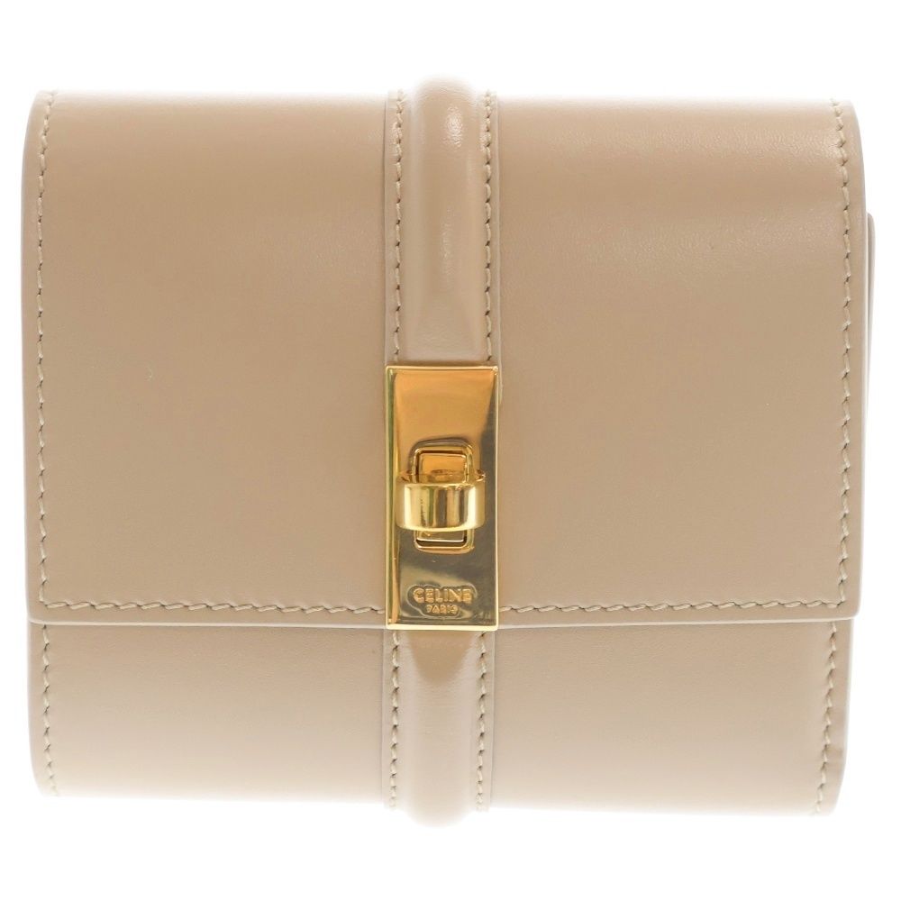 CELINE (セリーヌ) スモールトリフォールドウォレット 16 セーズ 