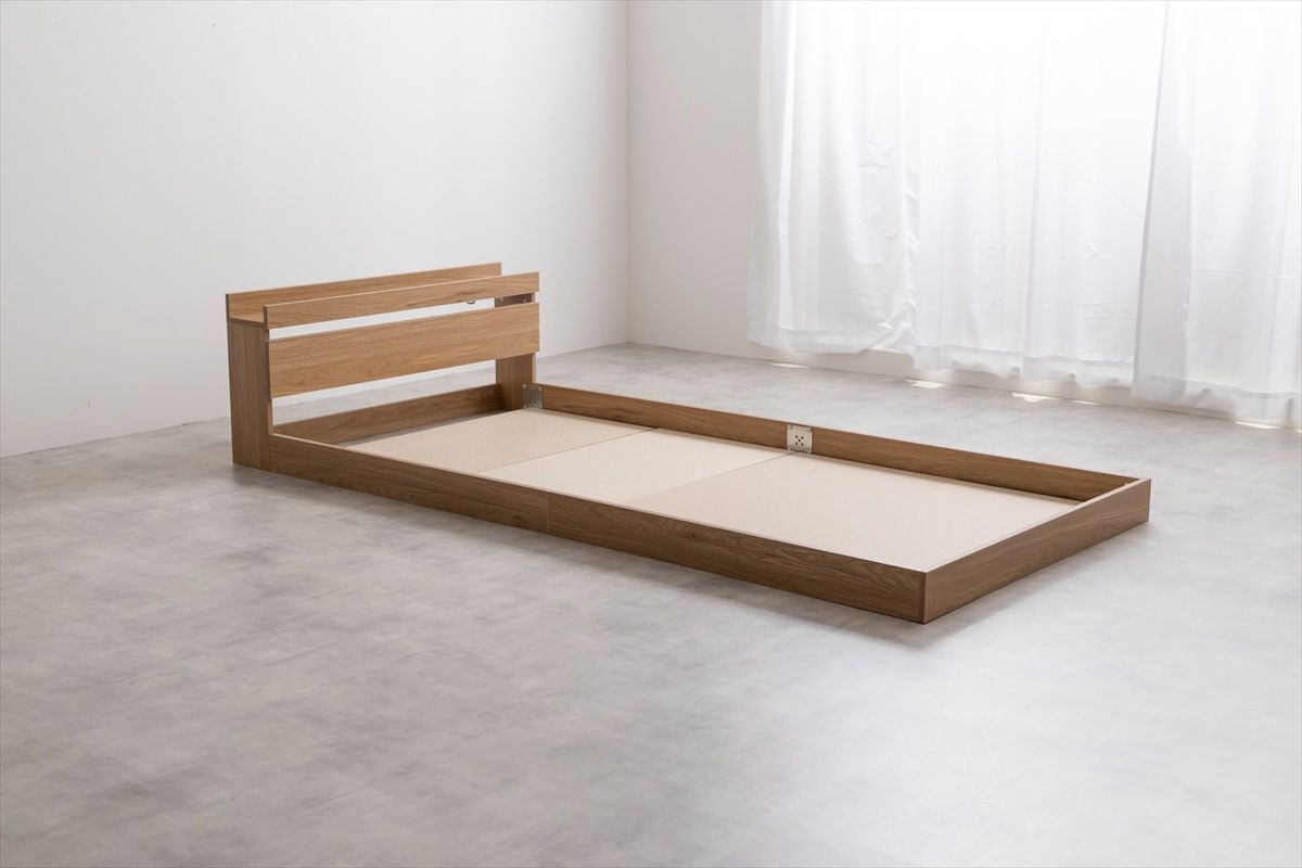 シングル】フロアベッド 【フレームのみ】