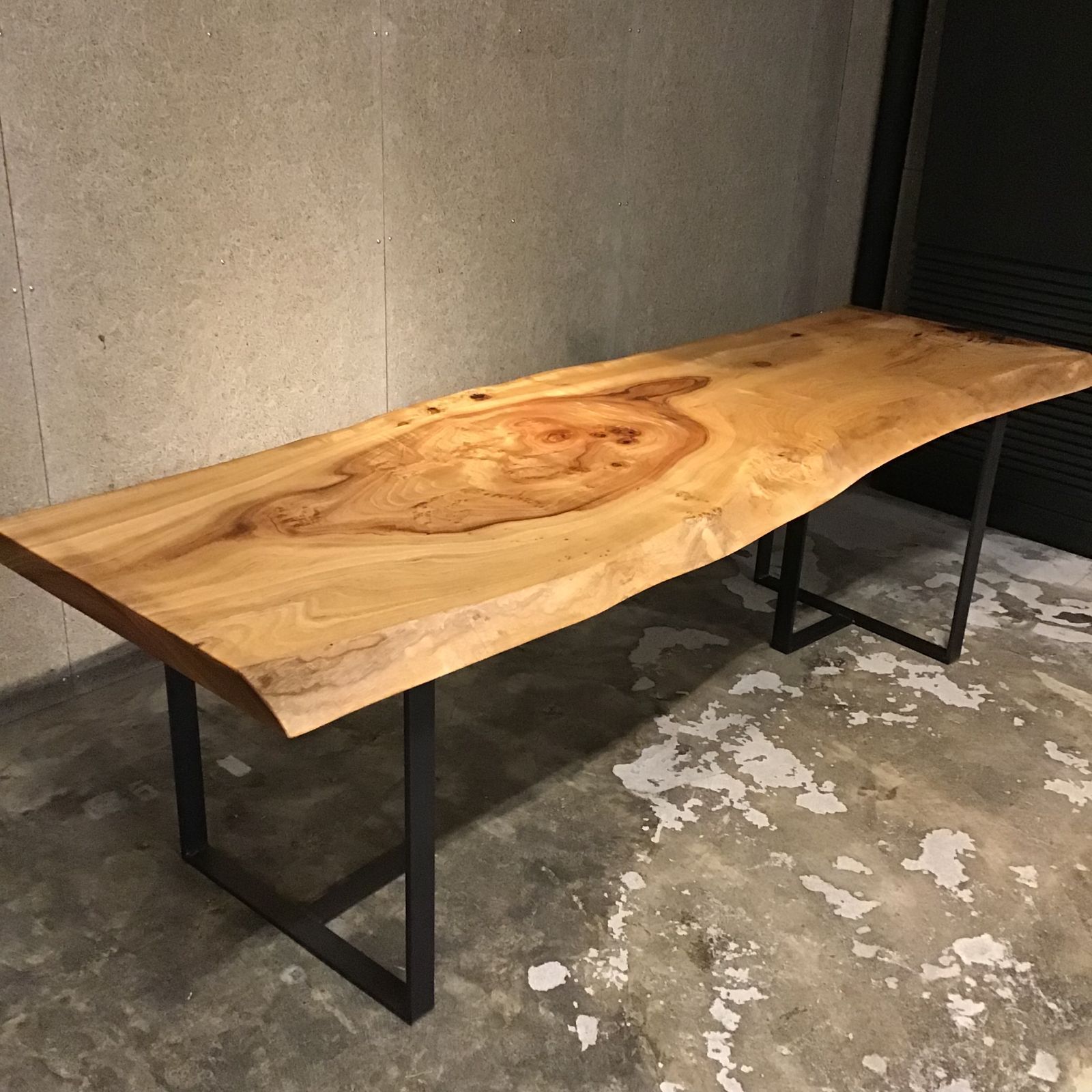 引き出し付き　kanademonoラバーウッドナチュラル　120×80 引き出し付き kanademonoラバーウッドナチュラル 120×80 机・テーブル